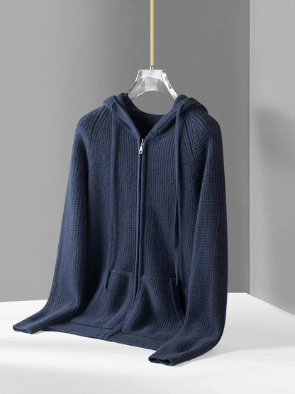 Women's Ultra-Soft Cashmere Hoodie | Lightweight Relaxed Zip-Up Sweatshirt 2