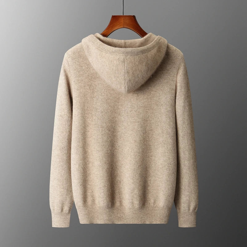 Women's Ultra-Soft Cashmere Zip Hoodie | Modern Relaxed Winter Sweatshirt 2