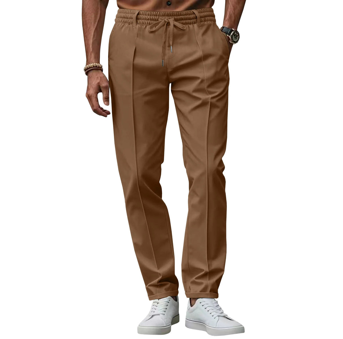 Men's Slim Fit Chinos Versatile Smart Casual Trousers