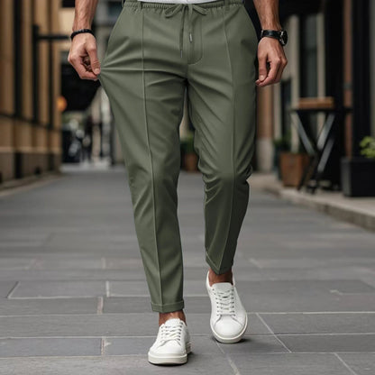 Men's Slim Fit Chinos Versatile Smart Casual Trousers