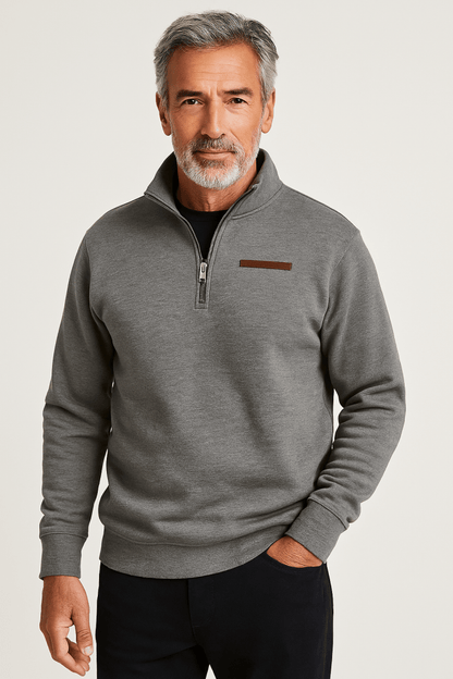 Men's Full Zip Knit Cardigan Warm Functional Sweater