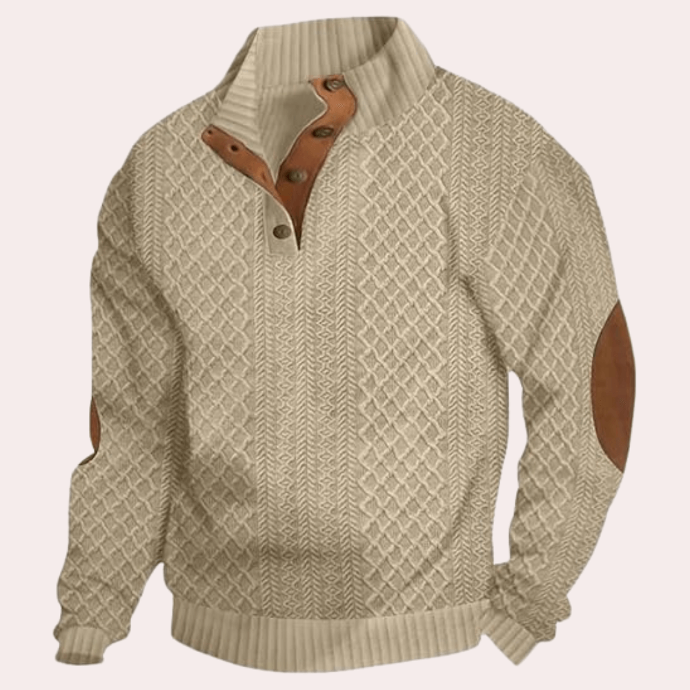 Men's Soft Knit Sweater Comfortable Classic Style