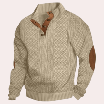 Men's Soft Knit Sweater Comfortable Classic Style