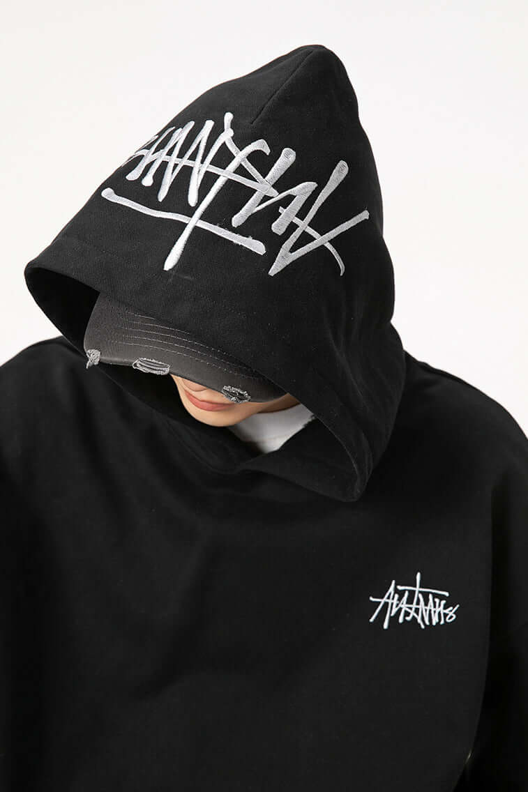 Men's Oversized Graphic Hoodie Urban Streetwear