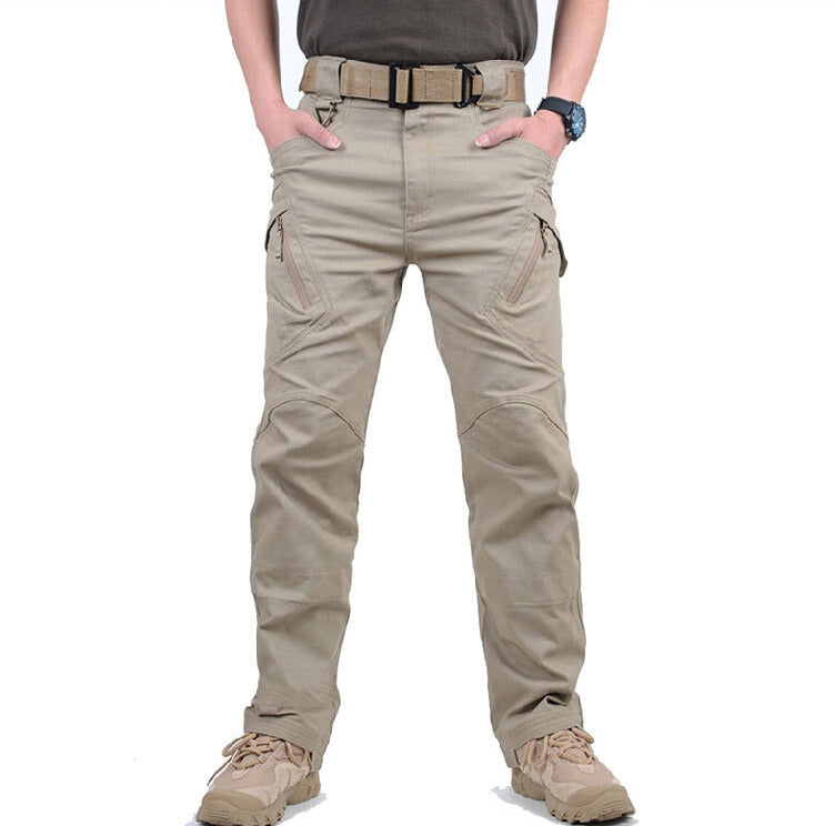 Men's Tactical Cargo Trousers Outdoor Utility Pants Multi-Pocket