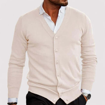 Men's Knitted Cardigan Sweater Classic Style