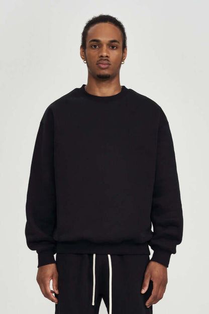 Men's Soft Crew Neck Sweater Comfort Classic Knit