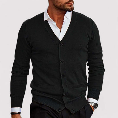 Men's Knitted Cardigan Sweater Classic Style