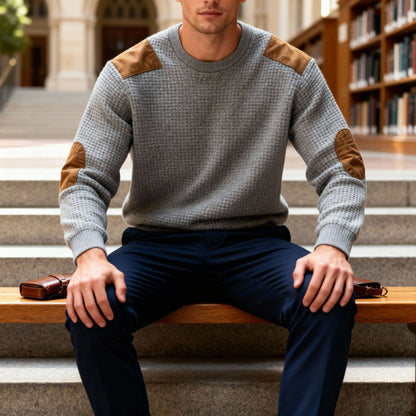 Men's Heritage Sweater Classic Quiet Luxury Knit Pullover Timeless