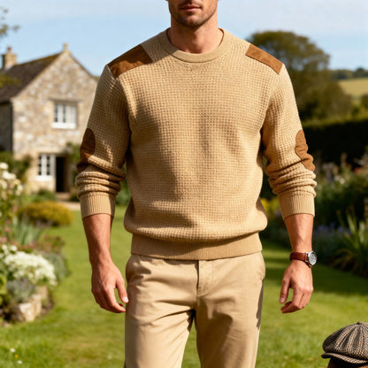 Men's Heritage Sweater Classic Quiet Luxury Knit Pullover Timeless