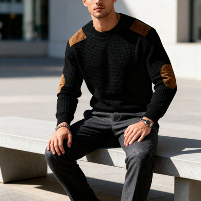 Men's Heritage Sweater Classic Quiet Luxury Knit Pullover Timeless