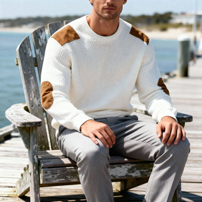 Men's Heritage Sweater Classic Quiet Luxury Knit Pullover Timeless