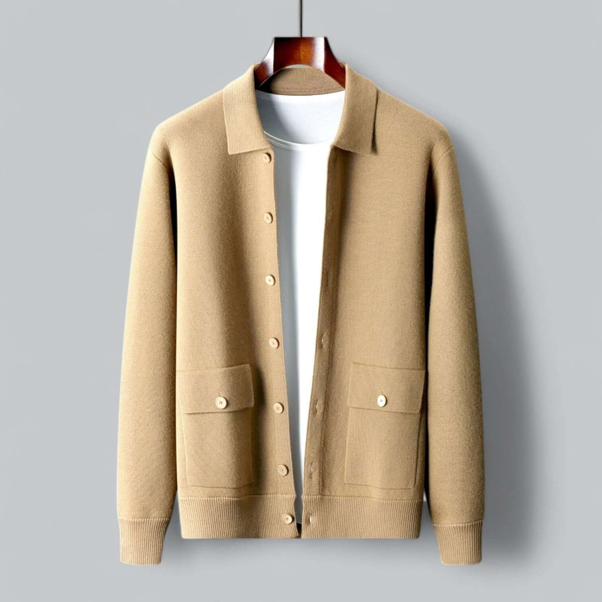 Men's Cardigan Jacket Premium Warm Luxurious Fit