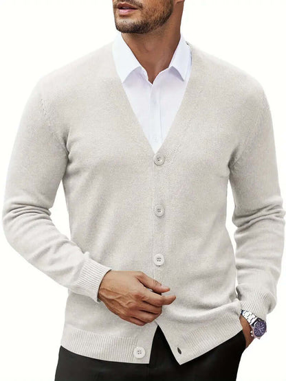 Men's Knitted Cardigan Sweater Soft Breathable Warm