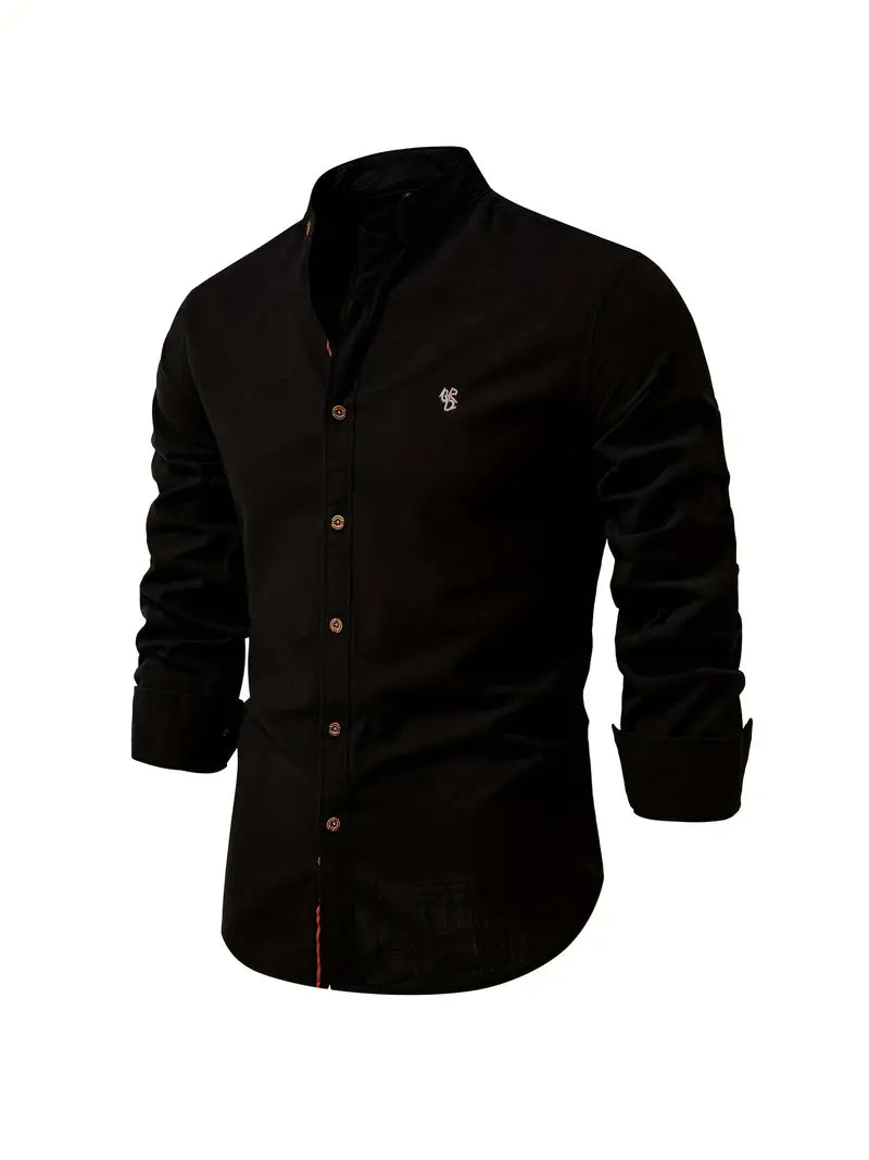 Men's Casual Button Shirt Lightweight Cotton Everyday Spring Wear