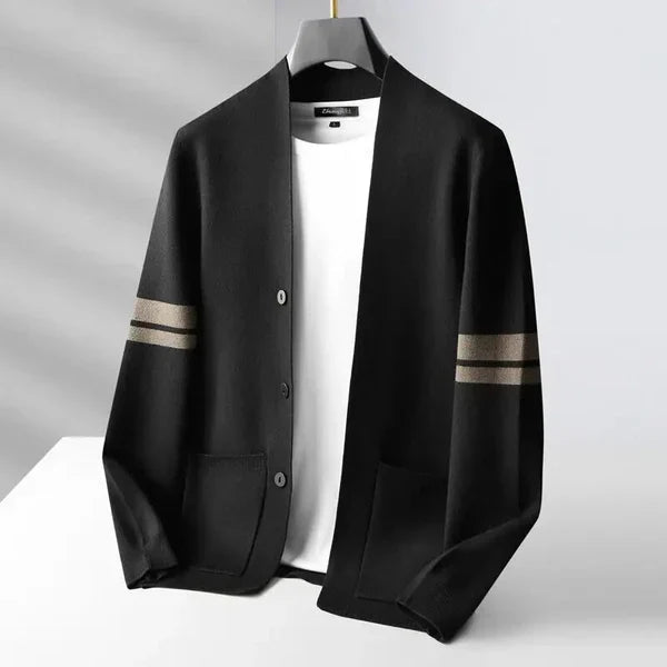Men's Cardigan Premium Warm Layering Piece Knit Button Front
