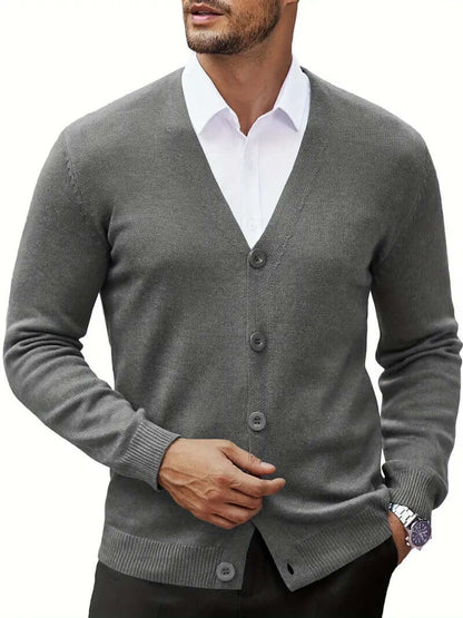 Men's Knitted Cardigan Sweater Soft Breathable Warm