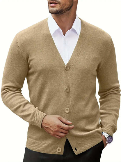 Men's Knitted Cardigan Sweater Soft Breathable Warm