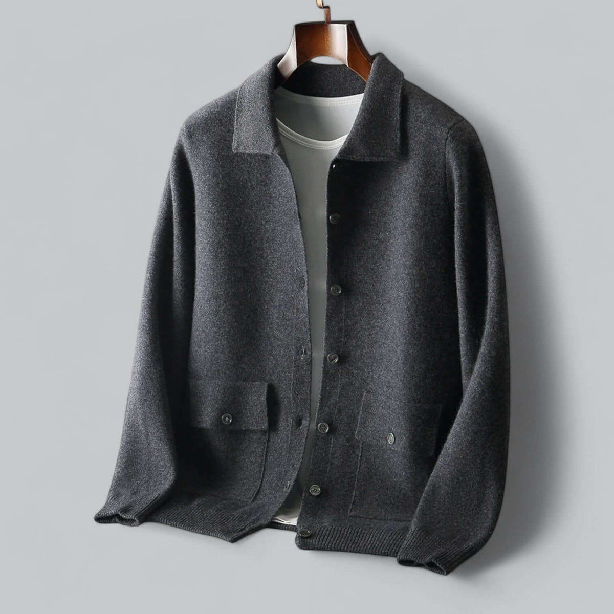 Men's Cardigan Jacket Premium Warm Luxurious Fit