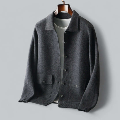 Men's Cardigan Jacket Premium Warm Luxurious Fit