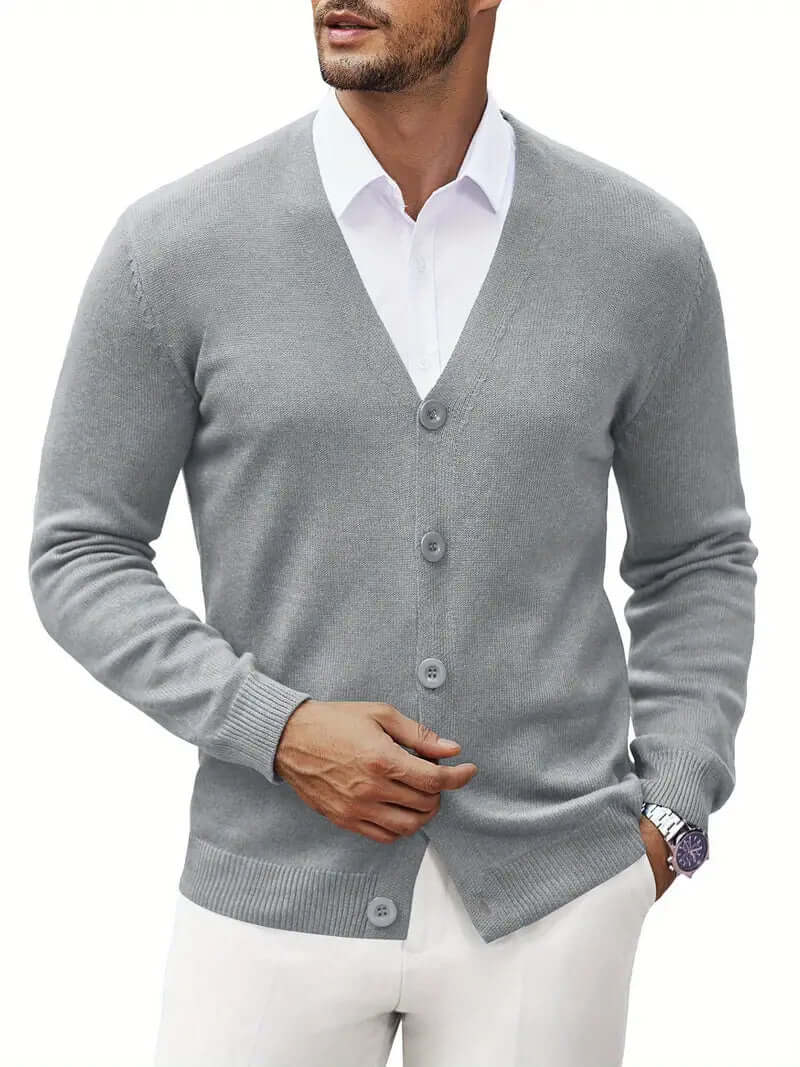 Men's Knitted Cardigan Sweater Soft Breathable Warm