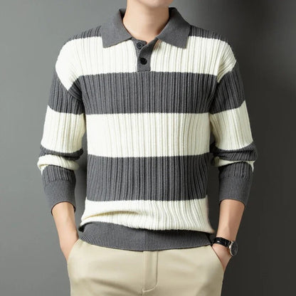 Men's Classic Wool Sweater Timeless Essential Knit Pullover Warm