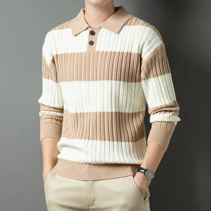 Men's Classic Wool Sweater Timeless Essential Knit Pullover Warm