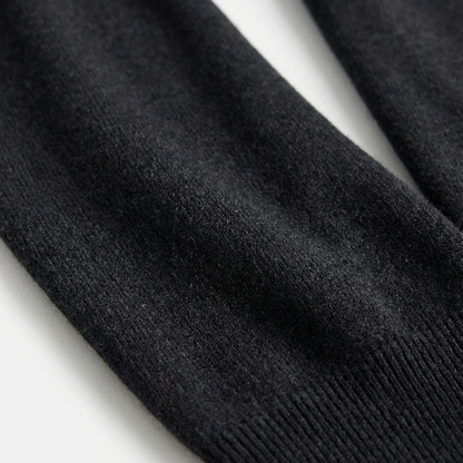 Men's Quarter-Zip Jumper Smart-Casual Knit Pullover