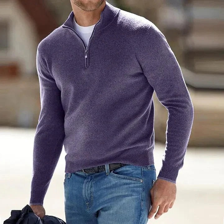 Men's Cashmere Jumper Long Sleeve Luxurious Soft