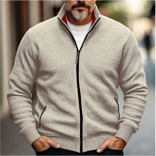 Men's Elegant Cardigan Sweater Classic Timeless Style