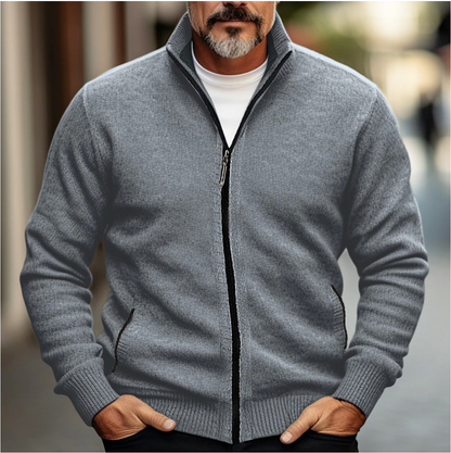 Men's Elegant Cardigan Sweater Classic Timeless Style