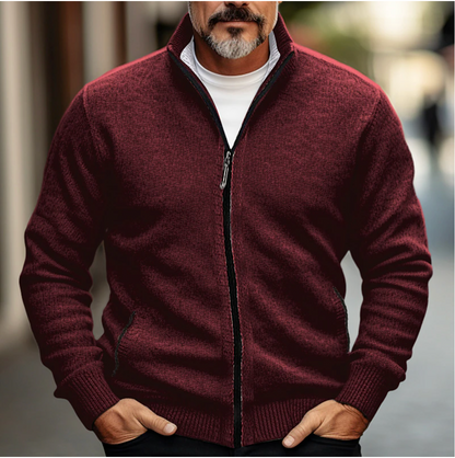 Men's Elegant Cardigan Sweater Classic Timeless Style