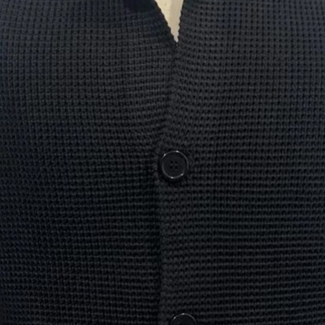 Men's Knitted Cardigan Classic Comfort Button-Up