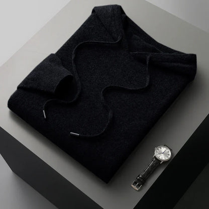 Men's Luxury Hoodie Adjustable Hood Premium Comfort