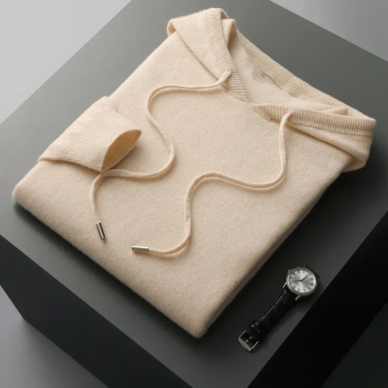 Men's Luxury Hoodie Adjustable Hood Premium Comfort