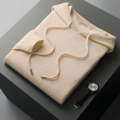 Men's Luxury Hoodie Adjustable Hood Premium Comfort
