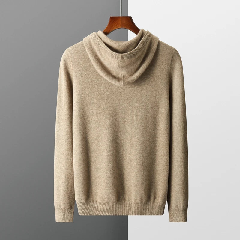 Men's Luxury Hoodie Adjustable Hood Premium Comfort