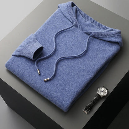 Men's Luxury Hoodie Adjustable Hood Premium Comfort