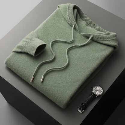Men's Luxury Hoodie Adjustable Hood Premium Comfort