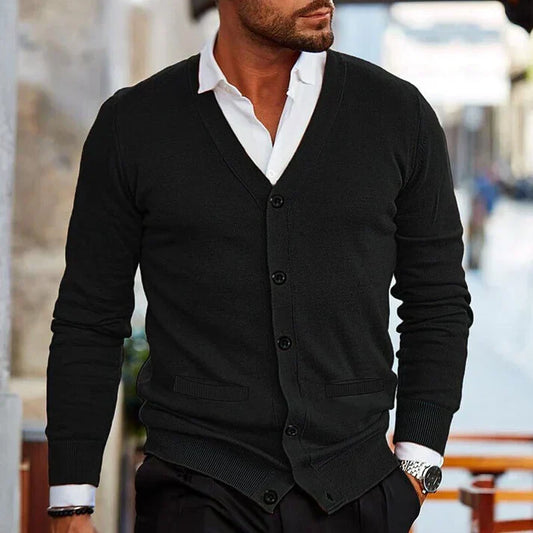 Men's Versatile Cardigan Casual Comfort Modern Style