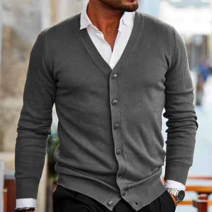 Men's Versatile Cardigan Casual Comfort Modern Style