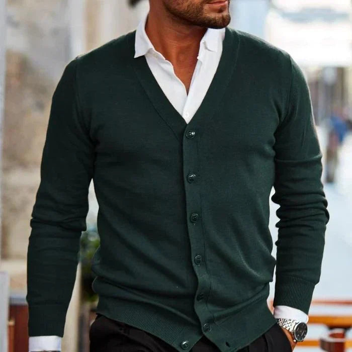 Men's Versatile Cardigan Casual Comfort Modern Style