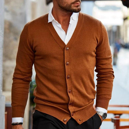 Men's Versatile Cardigan Casual Comfort Modern Style