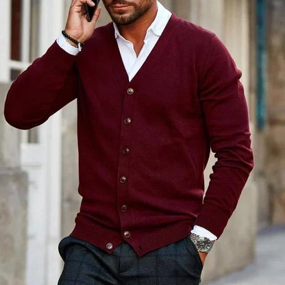 Men's Versatile Cardigan Casual Comfort Modern Style