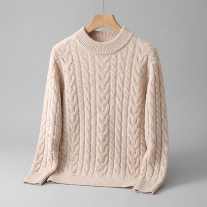 Men's Cable Knit Sweater Premium Chunky Pullover Warm Winter Jumper