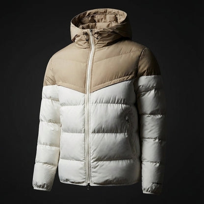 Men's Puffer Jacket Alpine Winter Coat Insulated Warm Outdoor