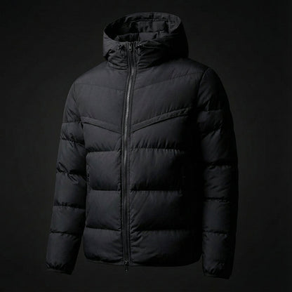 Men's Puffer Jacket Alpine Winter Coat Insulated Warm Outdoor