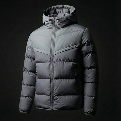 Men's Puffer Jacket Alpine Winter Coat Insulated Warm Outdoor