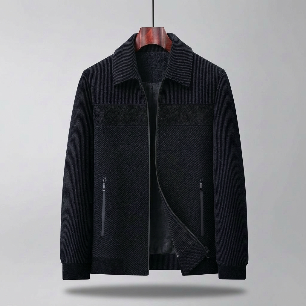 Men's Quilted Jacket Casual Padded Coat Everyday Winter Warm
