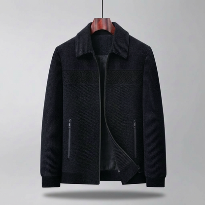 Men's Quilted Jacket Casual Padded Coat Everyday Winter Warm